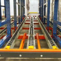 pallet flow racking for cold storage